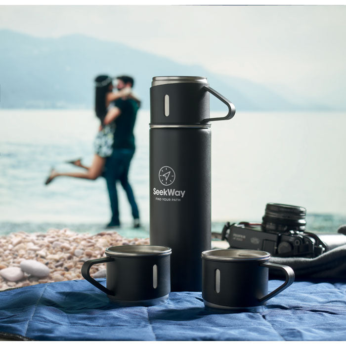 SHARM - Double wall bottle and cup set