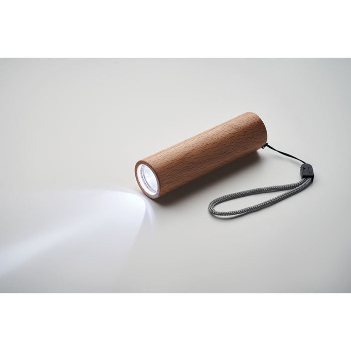 LITE - Beech wood rechargeable flashlight