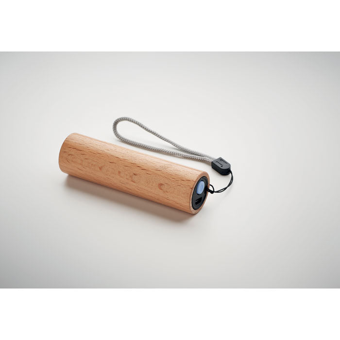 LITE - Beech wood rechargeable flashlight