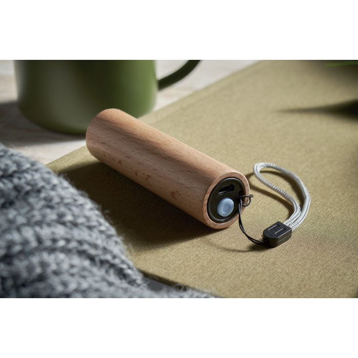 LITE - Beech wood rechargeable flashlight