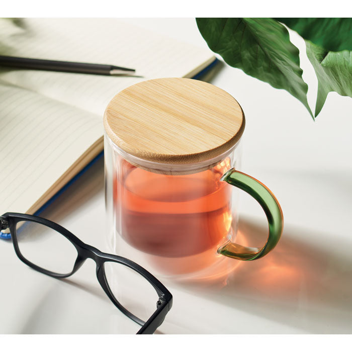 FARBI - Double wall borosilicate mug