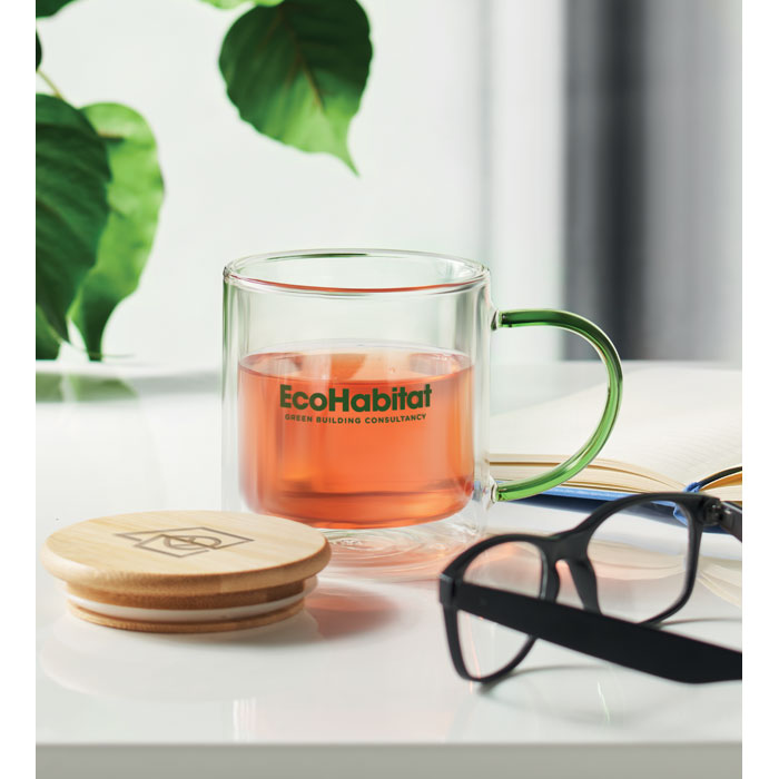 FARBI - Double wall borosilicate mug