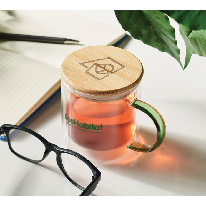 FARBI - Double wall borosilicate mug