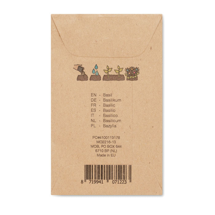 BASILOP - Basil seeds in craft envelope