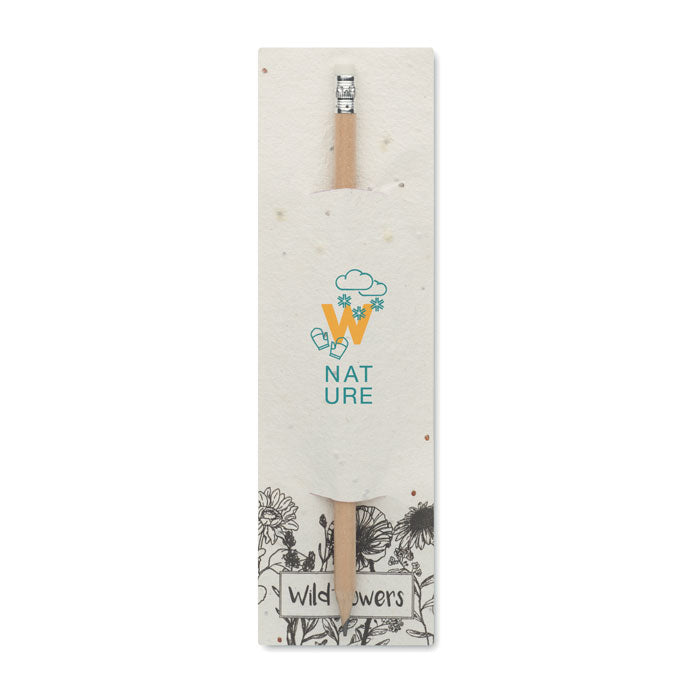 PENSEED - Natural pencil in seeded pouch