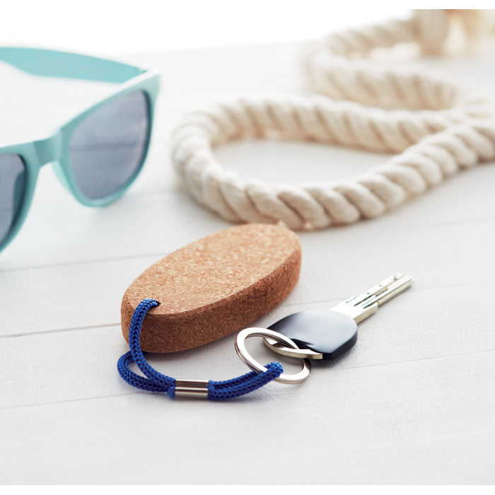 BOAT - Floating cork key ring