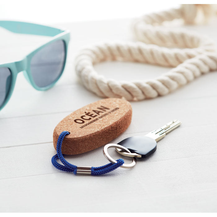 BOAT - Floating cork key ring