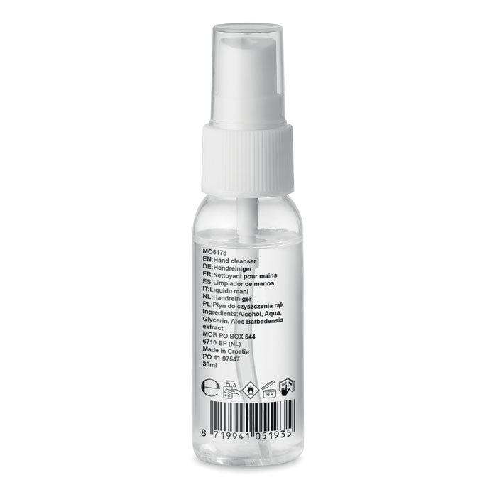SPRAY 30 - 30ml hand cleanser spray