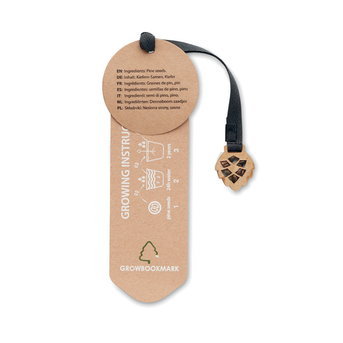 GROWBOOKMARK™ - Pine tree bookmark