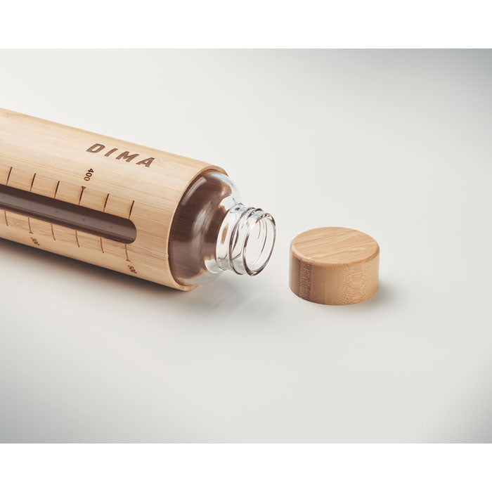 SHAUMAR - Glass bottle bamboo lid 600ml