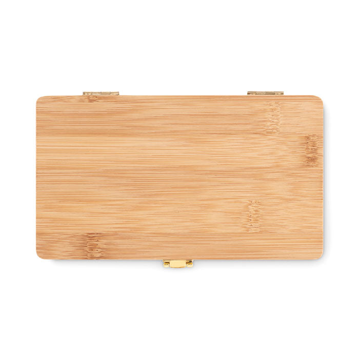 GALLAWAY - 21 pcs tool set in bamboo case