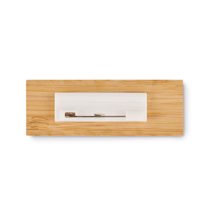 DERI - Name tag holder in bamboo