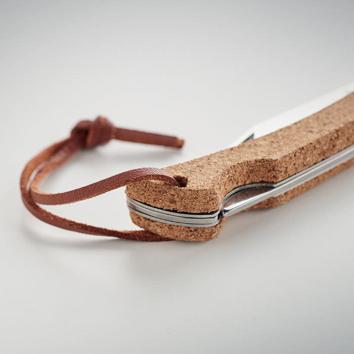 BLADEKORK - Foldable knife with cork