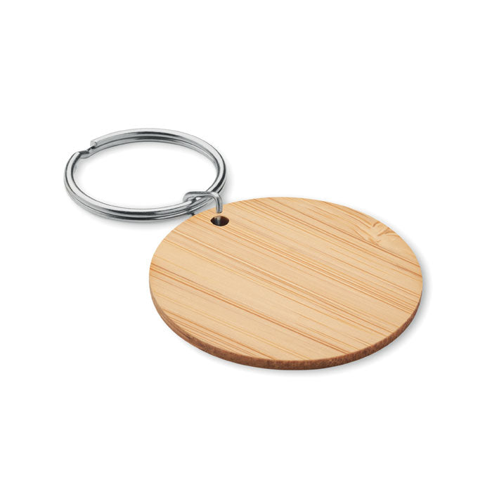 ROUNDBOO - Round bamboo key ring