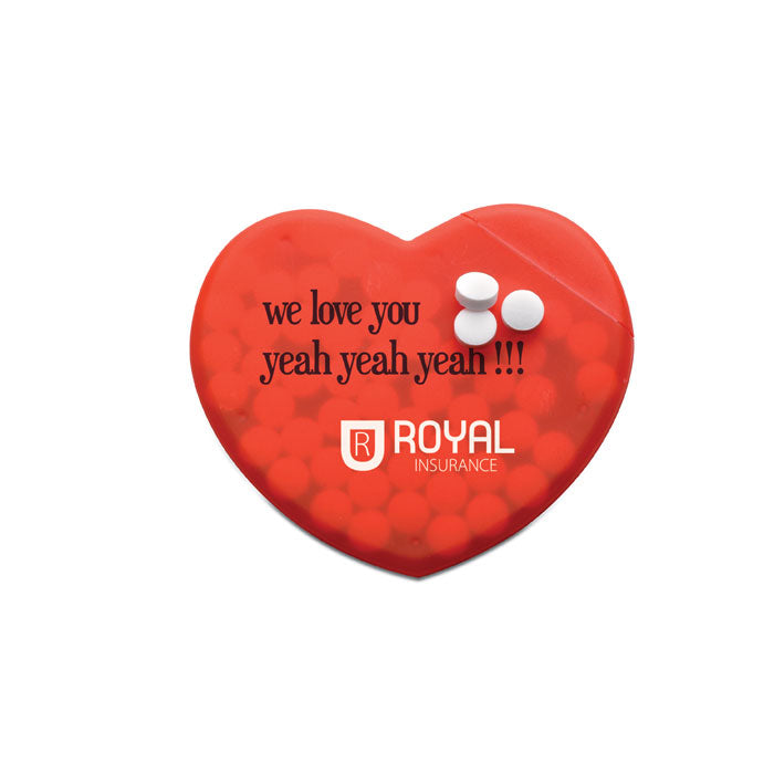 CORAMINT - Heart shape peppermint box