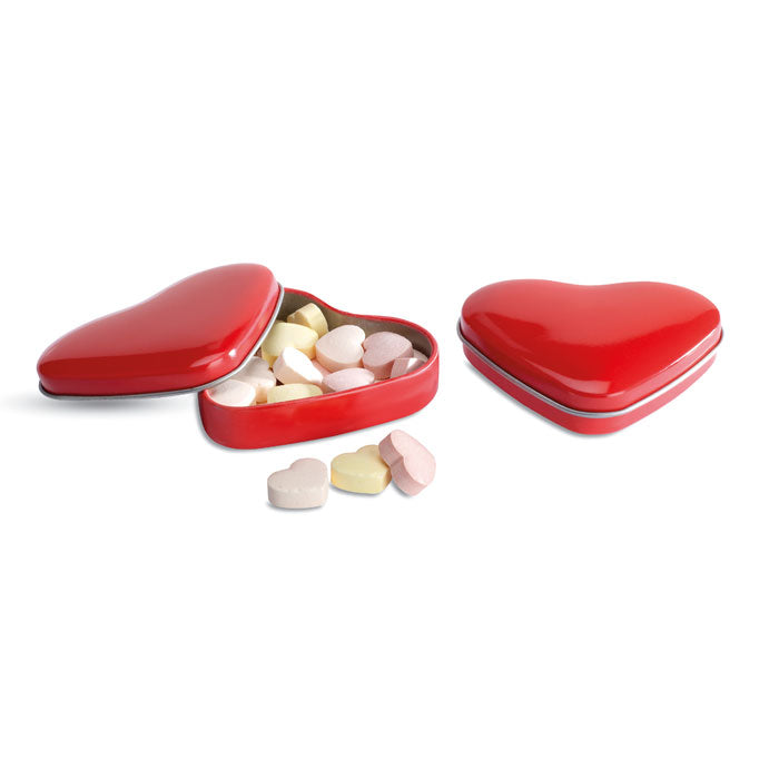 LOVEMINT - Heart tin box with candies