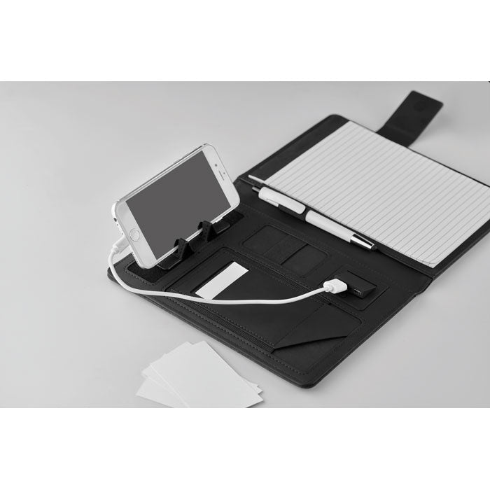 POWERNOTY - A5 folder with power bank