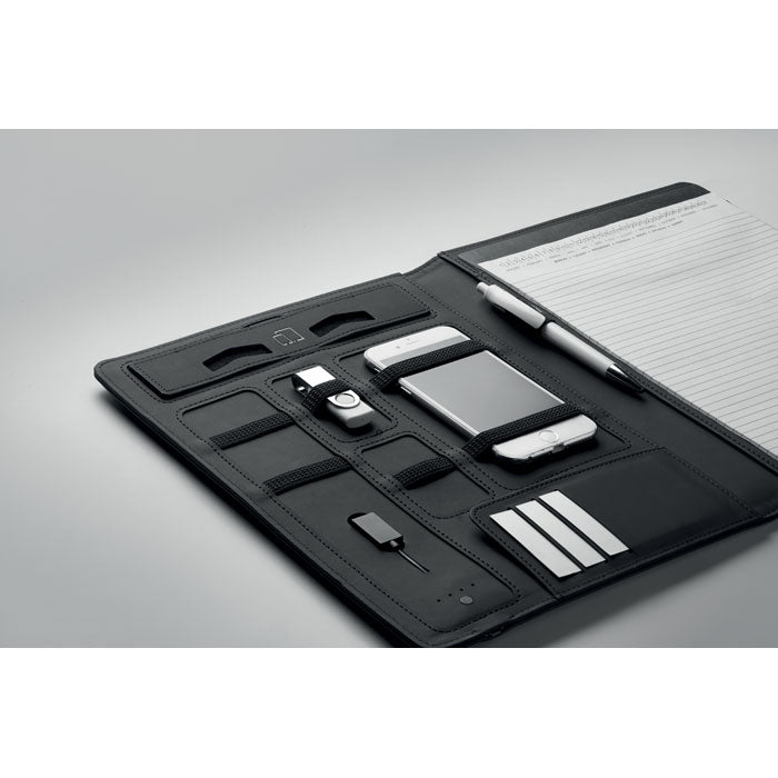 SMARTFOLDER - A4 folder w/wireless charger5W