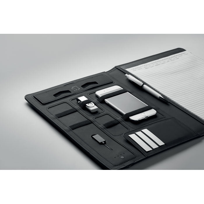 SMARTFOLDER - A4 folder w/wireless charger5W