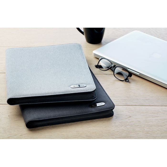 NOTES FOLDER - A4 conference folder zipped