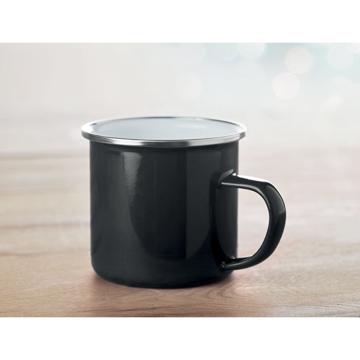 PLATEADO - Metal mug with enamel layer