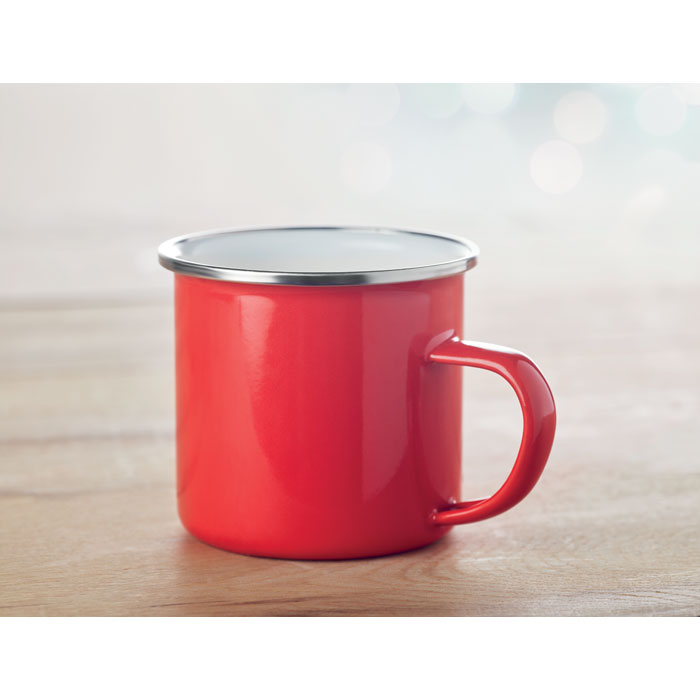 PLATEADO - Metal mug with enamel layer