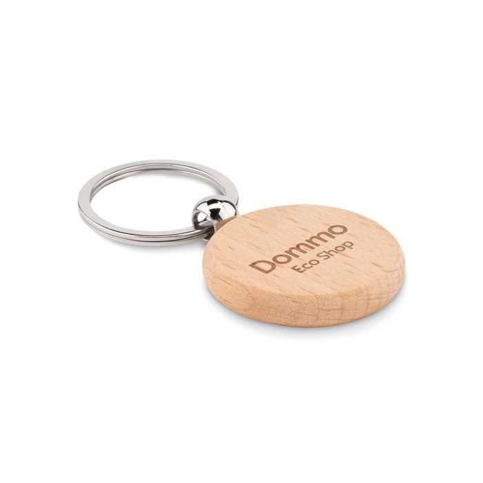 TOTY WOOD - Round wooden key ring