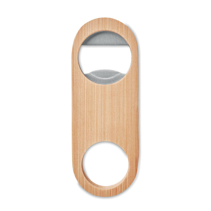 VALBAMPER - Oval Bamboo bottle opener