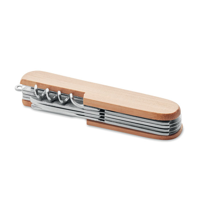 LUCY LUX - Multi tool pocket knife bamboo
