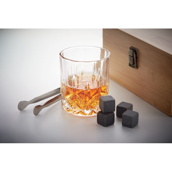 INVERNESS - Whisky set in bamboo box