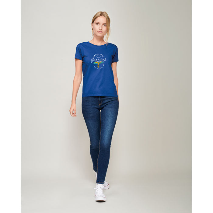 PIONEER - Women's Round-Neck Fitted Jersey T-Shirt