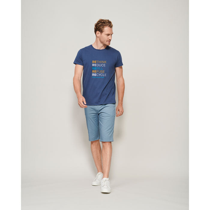 CRUSADER - Men's Round-Neck Fitted Jersey T-Shirt