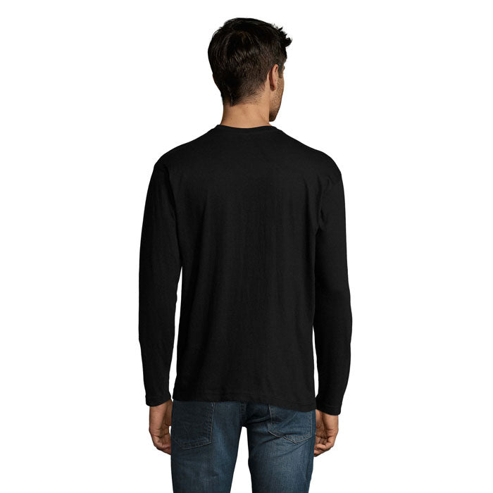 MONARCH - Men's Round Neck Long Sleeve Cotton T-Shirt