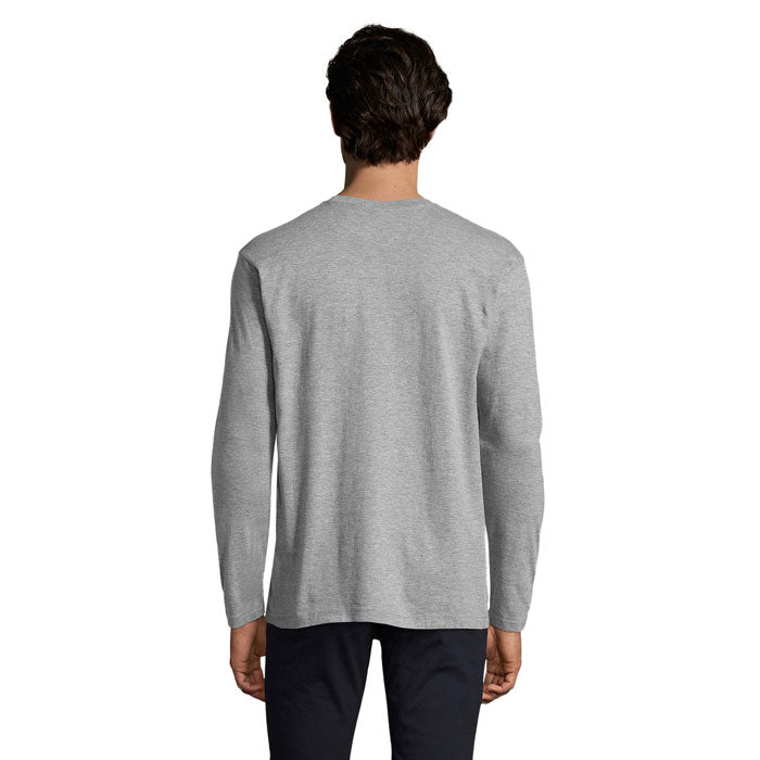MONARCH - Men's Round Neck Long Sleeve Cotton T-Shirt