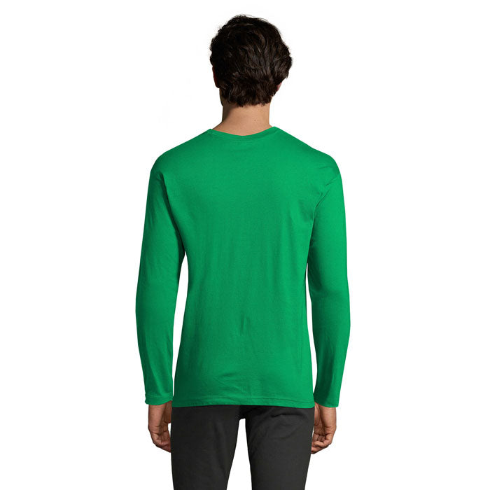 MONARCH - Men's Round Neck Long Sleeve Cotton T-Shirt
