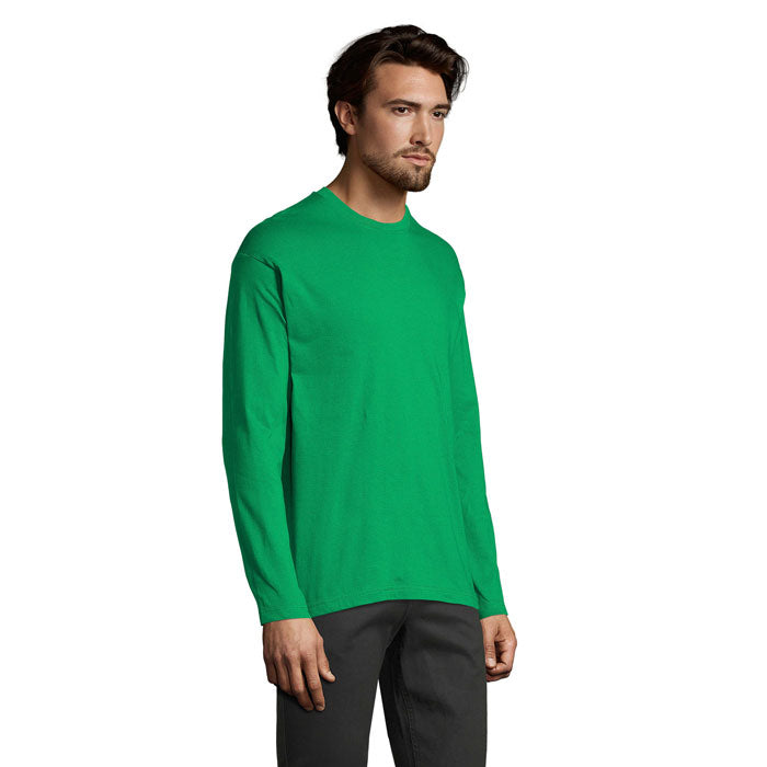 MONARCH - Men's Round Neck Long Sleeve Cotton T-Shirt