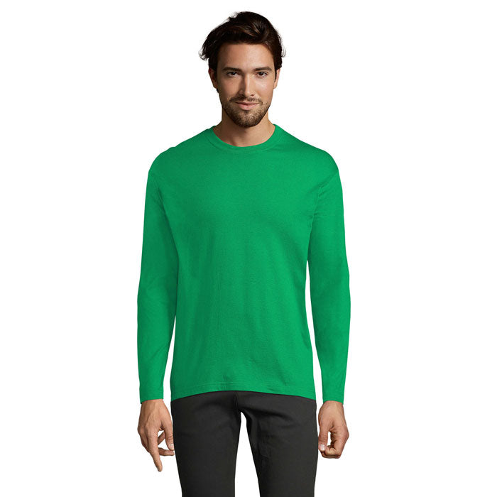 MONARCH - Men's Round Neck Long Sleeve Cotton T-Shirt