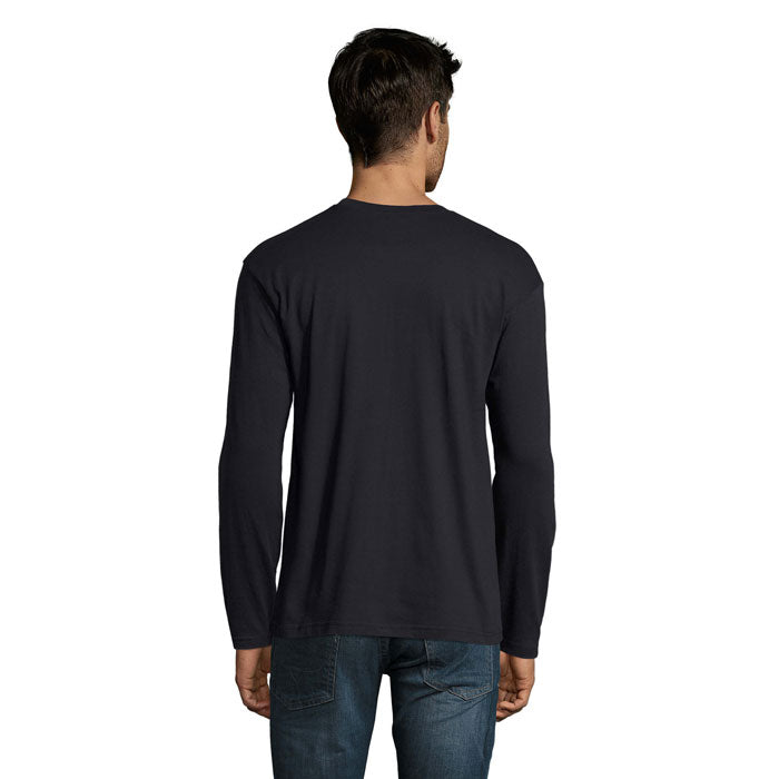 MONARCH - Men's Round Neck Long Sleeve Cotton T-Shirt