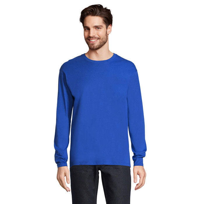 MONARCH - Men's Round Neck Long Sleeve Cotton T-Shirt