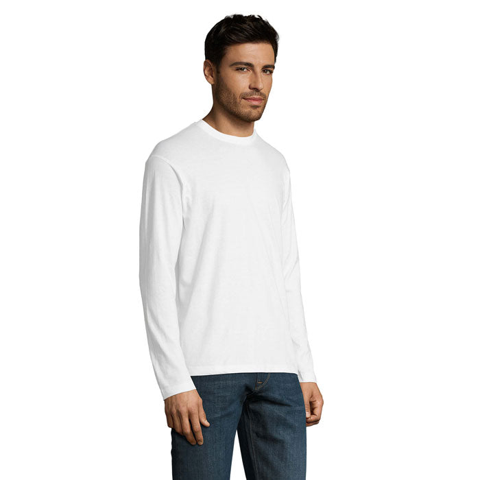 MONARCH - Men's Round Neck Long Sleeve Cotton T-Shirt
