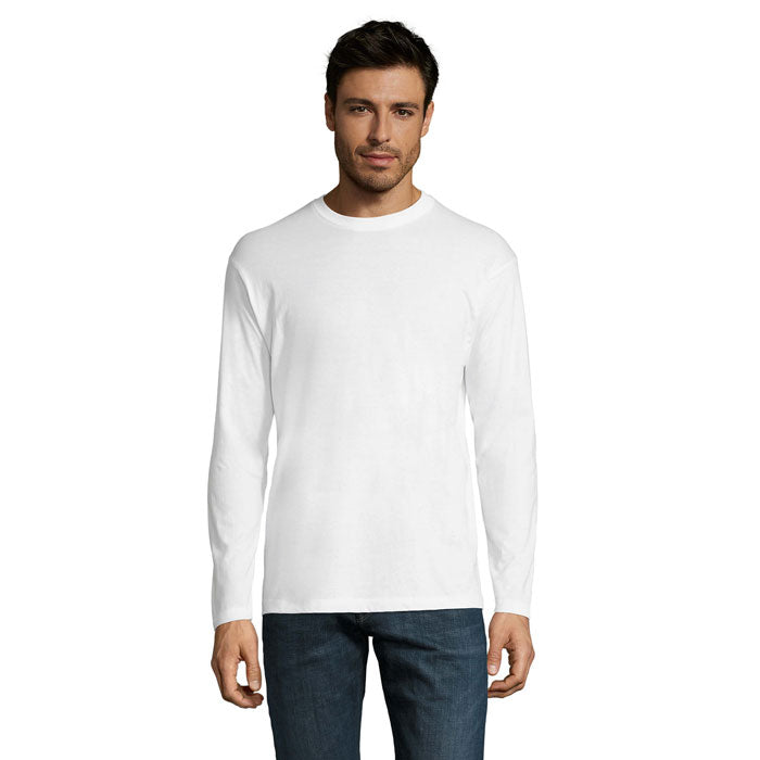 MONARCH - Men's Round Neck Long Sleeve Cotton T-Shirt