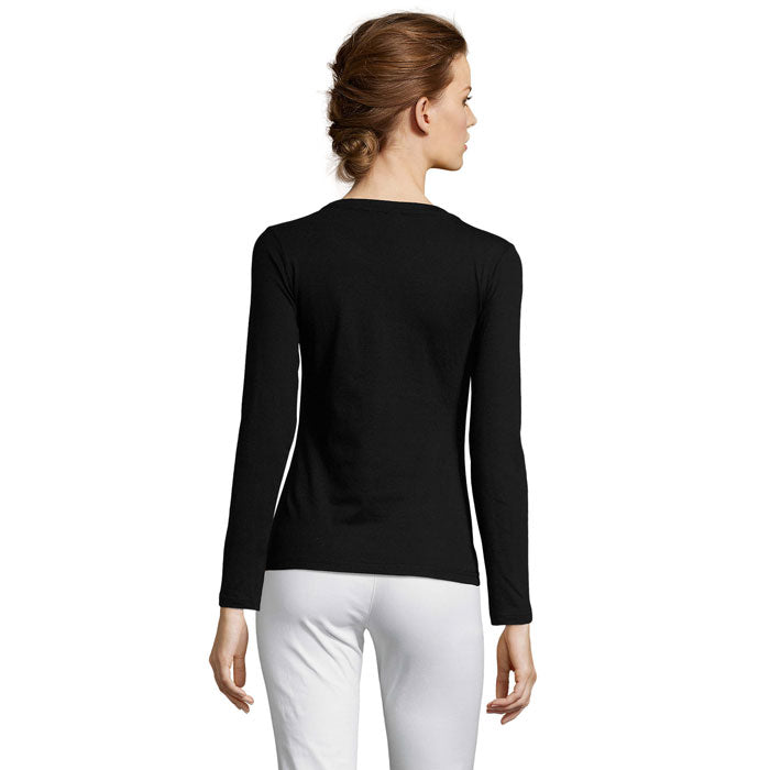 MAJESTIC - Women's Low Neckline Long Sleeve T-Shirt