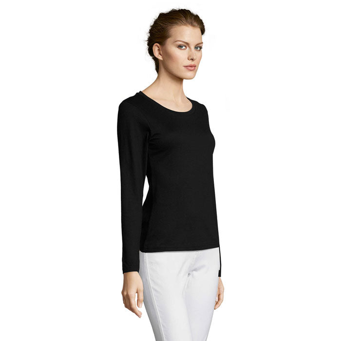 MAJESTIC - Women's Low Neckline Long Sleeve T-Shirt