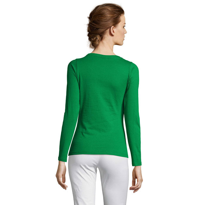 MAJESTIC - Women's Low Neckline Long Sleeve T-Shirt