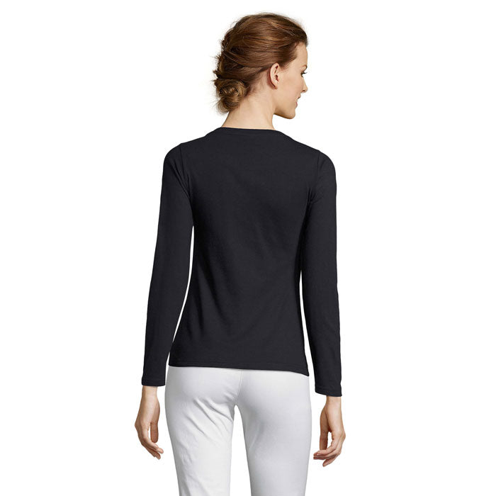 MAJESTIC - Women's Low Neckline Long Sleeve T-Shirt