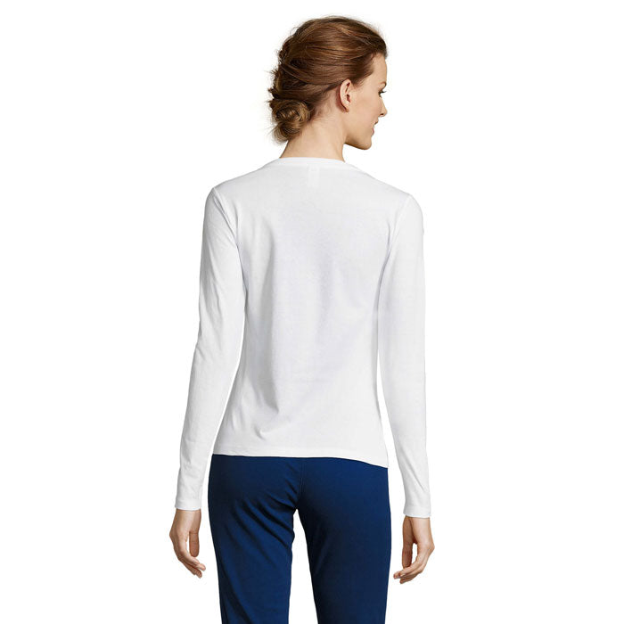 MAJESTIC - Women's Low Neckline Long Sleeve T-Shirt