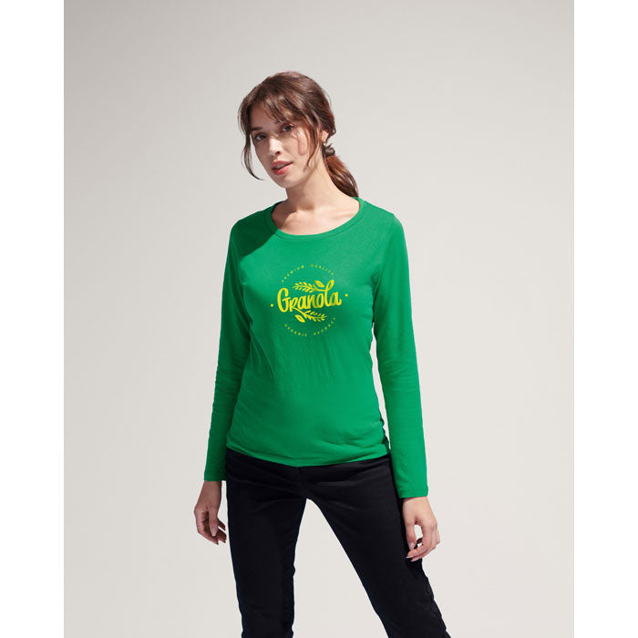 MAJESTIC - Women's Low Neckline Long Sleeve T-Shirt