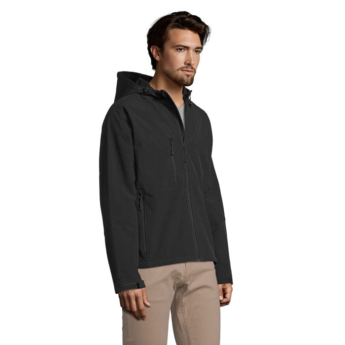 REPLAY MEN - REPLAY MEN HOODED SOFTSHELL