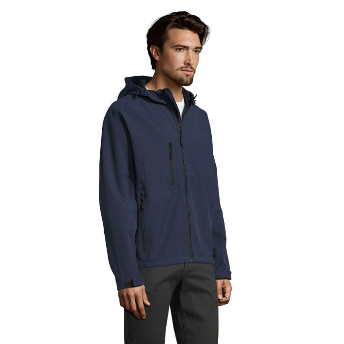REPLAY MEN - REPLAY MEN HOODED SOFTSHELL
