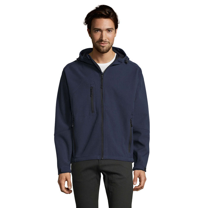 REPLAY MEN - REPLAY MEN HOODED SOFTSHELL